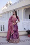 Ka 5066 Silk With Sequins & Zari Embroidered Work Lehenga With Blouse Dupatta Online Wholesale